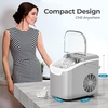 image:imageAntarctic Star Nugget Ice Maker Countertop 44LbDay LED Display Machine  1015Min Fast Ice 2 Sizes EnergySave Portable SelfClean 18L Tank 265Lbs Storage BasketScoop HomeBarRvOfficeGrey