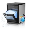 image:imageAntarctic Star Nugget Ice Maker Countertop 44LbDay LED Display Machine  1015Min Fast Ice 2 Sizes EnergySave Portable SelfClean 18L Tank 265Lbs Storage BasketScoop HomeBarRvOfficeDark Black