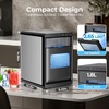 image:imageAntarctic Star Nugget Ice Maker Countertop 44LbDay LED Display Machine  1015Min Fast Ice 2 Sizes EnergySave Portable SelfClean 18L Tank 265Lbs Storage BasketScoop HomeBarRvOfficeBLACK