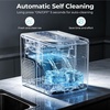 image:imageIce Maker Countertop 9 Bullet Ice in 6mins 27lbs24H 2 Ice Sizes Black  DIY Design SelfCleaning 15L water tank 11lbs ice basket Compact Portable Ice Machine for HomeRVBLACK
