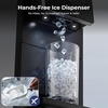image:imageNugget Ice Maker Countertop with SelfDispensing 33lbs24H  Pebble Sonic Ice SelfCleaning OneClick Operation Compact Portable Stainless Steel Ice Machine for HomeRVBlack
