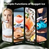 image:imageNugget Ice Maker Countertop with SelfDispensing 33lbs24H  Pebble Sonic Ice SelfCleaning OneClick Operation Compact Portable Stainless Steel Ice Machine for HomeRVBlack