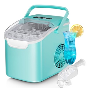 image:imageAntarctic Star Nugget Ice Maker Countertop 44LbDay LED Display Machine  1015Min Fast Ice 2 Sizes EnergySave Portable SelfClean 18L Tank 265Lbs Storage BasketScoop HomeBarRvOfficeGEEEN
