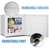 image:imageAntarctic Star 12 CuFt Mini Upright Freezer Compact Refrigerator with Adjustable Thermostat amp Removable Shelves Freestanding Small Freezer for Home Kitchen Office Garage WhiteWHITE