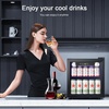 image:imageAntarctic Star Mini Fridge 12 Bottle 48 Can Beverage Refrigerator Cooler with Glass Door for Soda Drinks or WineFreestanding Beverage Fridge for Home and Bar with Adjustable Shelving 13 Cu FtBlack