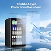 image:imageAntarctic Star Mini Fridge 12 Bottle 48 Can Beverage Refrigerator Cooler with Glass Door for Soda Drinks or WineFreestanding Beverage Fridge for Home and Bar with Adjustable Shelving 13 Cu FtBlack