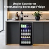image:imageAntarctic Star Mini Fridge 12 Bottle 48 Can Beverage Refrigerator Cooler with Glass Door for Soda Drinks or WineFreestanding Beverage Fridge for Home and Bar with Adjustable Shelving 13 Cu FtBlack