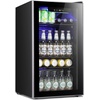 image:imageAntarctic Star Mini Fridge 12 Bottle 48 Can Beverage Refrigerator Cooler with Glass Door for Soda Drinks or WineFreestanding Beverage Fridge for Home and Bar with Adjustable Shelving 13 Cu FtBlack