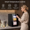 image:imageAntarctic Star Mini Fridge 12 Bottle 48 Can Beverage Refrigerator Cooler with Glass Door for Soda Drinks or WineFreestanding Beverage Fridge for Home and Bar with Adjustable Shelving 13 Cu FtBlack