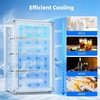 image:imageAntarctic Star Mini Fridge 12 Bottle 48 Can Beverage Refrigerator Cooler with Glass Door for Soda Drinks or WineFreestanding Beverage Fridge for Home and Bar with Adjustable Shelving 13 Cu FtBlack