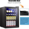 image:imageAntarctic Star Mini Fridge 12 Bottle 48 Can Beverage Refrigerator Cooler with Glass Door for Soda Drinks or WineFreestanding Beverage Fridge for Home and Bar with Adjustable Shelving 13 Cu FtBlack