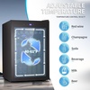 image:imageAntarctic Star Mini Fridge 12 Bottle 48 Can Beverage Refrigerator Cooler with Glass Door for Soda Drinks or WineFreestanding Beverage Fridge for Home and Bar with Adjustable Shelving 13 Cu FtBlack