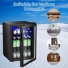image:imageAntarctic Star Mini Fridge 12 Bottle 48 Can Beverage Refrigerator Cooler with Glass Door for Soda Drinks or WineFreestanding Beverage Fridge for Home and Bar with Adjustable Shelving 13 Cu FtBlack