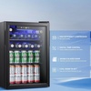 image:imageAntarctic Star Mini Fridge Beverage Refrigerator 10L Small Drink Fridge for Bedroom beverage cooler with Digital Temp Adjustment 4061F Ideal for Bedroom Dormitory Office Bar and KitchenBlack