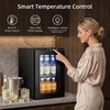 image:imageAntarctic Star Mini Fridge Beverage Refrigerator 10L Small Drink Fridge for Bedroom beverage cooler with Digital Temp Adjustment 4061F Ideal for Bedroom Dormitory Office Bar and KitchenBlack