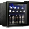 image:imageAntarctic Star Mini Fridge Beverage Refrigerator 10L Small Drink Fridge for Bedroom beverage cooler with Digital Temp Adjustment 4061F Ideal for Bedroom Dormitory Office Bar and KitchenBlack