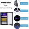 image:imageAntarctic Star Mini Fridge Beverage Refrigerator 10L Small Drink Fridge for Bedroom beverage cooler with Digital Temp Adjustment 4061F Ideal for Bedroom Dormitory Office Bar and KitchenBlack