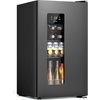 image:imageAntarctic Star Mini Fridge Beverage Refrigerator 10L Small Drink Fridge for Bedroom beverage cooler with Digital Temp Adjustment 4061F Ideal for Bedroom Dormitory Office Bar and KitchenBlack
