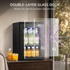 image:imageAntarctic Star Mini Fridge Beverage Refrigerator 10L Small Drink Fridge for Bedroom beverage cooler with Digital Temp Adjustment 4061F Ideal for Bedroom Dormitory Office Bar and KitchenBlack