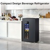 image:imageAntarctic Star Mini Fridge Beverage Refrigerator 10L Small Drink Fridge for Bedroom beverage cooler with Digital Temp Adjustment 4061F Ideal for Bedroom Dormitory Office Bar and KitchenBlack