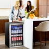 image:imageAntarctic Star Mini Fridge Beverage Refrigerator 10L Small Drink Fridge for Bedroom beverage cooler with Digital Temp Adjustment 4061F Ideal for Bedroom Dormitory Office Bar and KitchenSilver