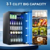 image:imageAntarctic Star Mini Fridge Beverage Refrigerator 10L Small Drink Fridge for Bedroom beverage cooler with Digital Temp Adjustment 4061F Ideal for Bedroom Dormitory Office Bar and KitchenBlack