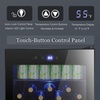 image:imageAntarctic Star Mini Fridge Beverage Refrigerator 10L Small Drink Fridge for Bedroom beverage cooler with Digital Temp Adjustment 4061F Ideal for Bedroom Dormitory Office Bar and KitchenBlack