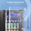image:imageAntarctic Star Mini Fridge Beverage Refrigerator 10L Small Drink Fridge for Bedroom beverage cooler with Digital Temp Adjustment 4061F Ideal for Bedroom Dormitory Office Bar and KitchenBlack