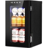 image:imageAntarctic Star Mini Fridge Beverage Refrigerator 10L Small Drink Fridge for Bedroom beverage cooler with Digital Temp Adjustment 4061F Ideal for Bedroom Dormitory Office Bar and KitchenBlack