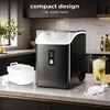 image:imageNugget Ice Maker Countertop Chewable Pebble Ice Machine  35Lbs24H Fast Ice Making SelfCleaning Sonic Ice Maker with Ice Basket amp Scoop Portable Ice Machine for HomeOfficePartyBLACK