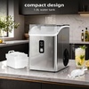 image:imageNugget Ice Maker Countertop Chewable Pebble Ice Machine  35Lbs24H Fast Ice Making SelfCleaning Sonic Ice Maker with Ice Basket amp Scoop Portable Ice Machine for HomeOfficePartyStainless Steel