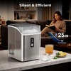 image:imageNugget Ice Maker Countertop Chewable Pebble Ice Machine  35Lbs24H Fast Ice Making SelfCleaning Sonic Ice Maker with Ice Basket amp Scoop Portable Ice Machine for HomeOfficePartyStainless Steel