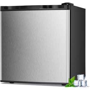 image:imageAntarctic Star 12 CuFt Mini Upright Freezer Compact Refrigerator with Adjustable Thermostat amp Removable Shelves Freestanding Small Freezer for Home Kitchen Office Garage WhiteStainless steel