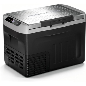 image:imageAntarctic Star 12V Refrigerator Electric Cooler 32QT Car Refrigerator  468 Removable Divider 45mm Insulation LED Light 45dB Quiet 3Stage Batt Protect 1224V DC amp AC32 QuartA