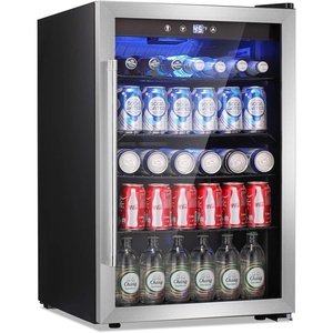 image:imageAntarctic Star Mini Fridge Beverage Refrigerator 10L Small Drink Fridge for Bedroom beverage cooler with Digital Temp Adjustment 4061F Ideal for Bedroom Dormitory Office Bar and KitchenSilver