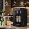 image:imageAntarctic Star Wine Cooler 04 Cu Ft Portable Mini Wine fridgeBlack