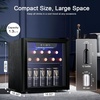 image:imageAntarctic Star Wine Cooler 04 Cu Ft Portable Mini Wine fridgeBlack