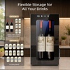 image:imageAntarctic Star Wine Cooler 04 Cu Ft Portable Mini Wine fridgeBlack