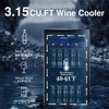 image:imageAntarctic Star Wine Cooler 04 Cu Ft Portable Mini Wine fridgeBlack